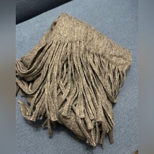 Lucky Brand Charcoal Knit Scarf